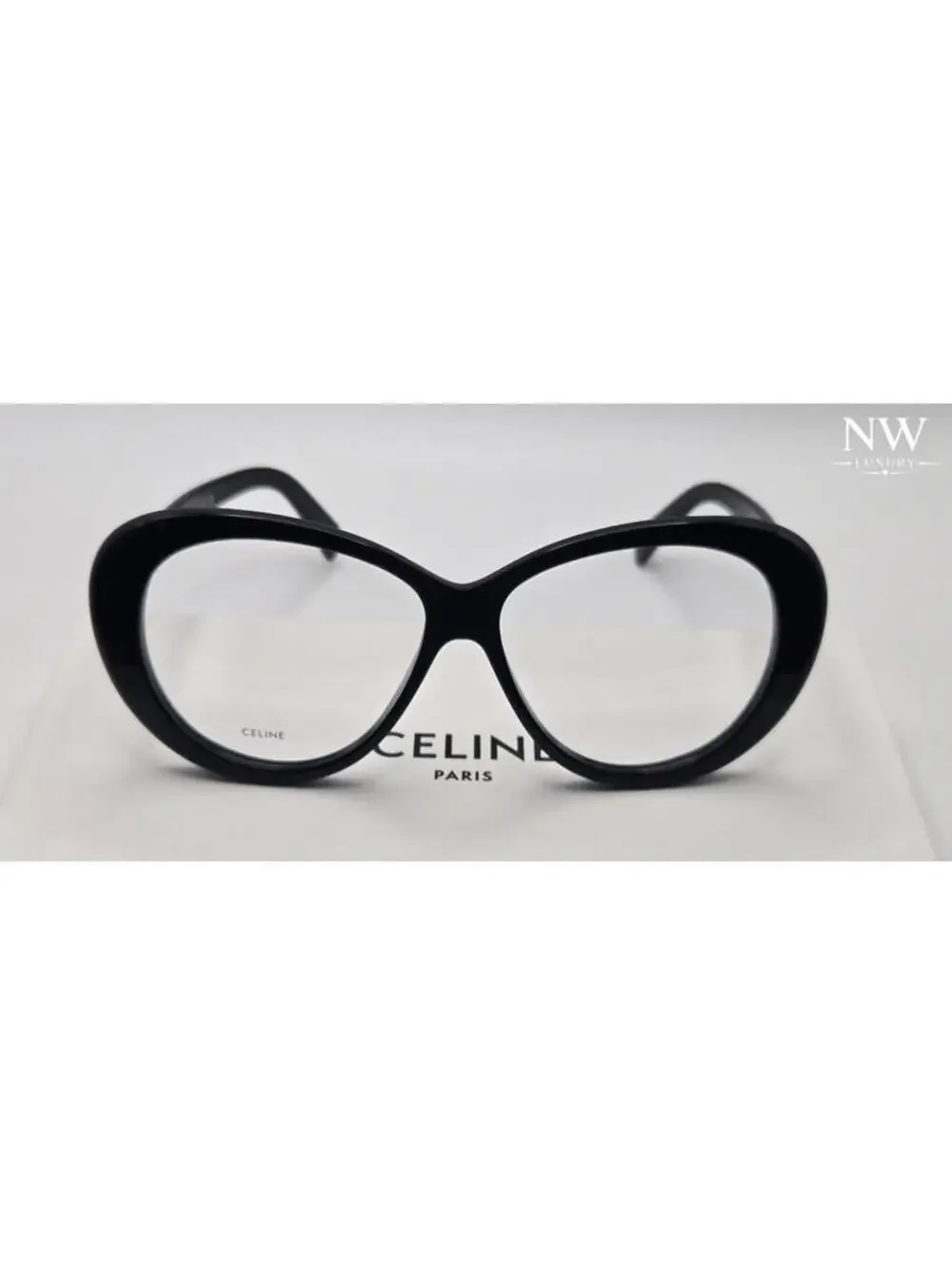 Authentic CELINE Paris CL50150I 3 Dots Eyeglasses, Black 57-13-140 Eyewear Italy